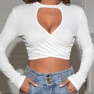 White long sleeve shirt. BRAND NEW